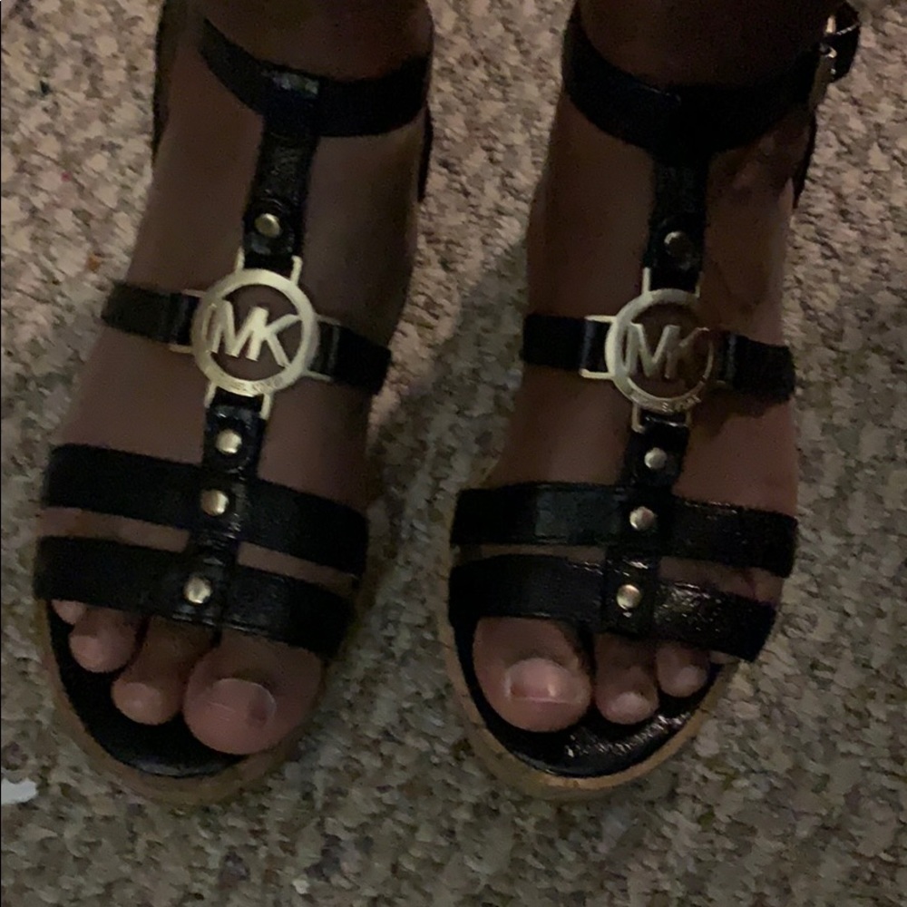 Black Michael Kors Sandals